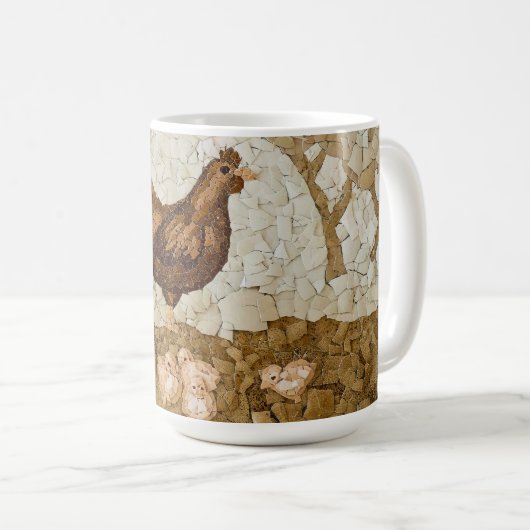 Chicken Farmyard Mug Koffiemok (Voorkant rechts)