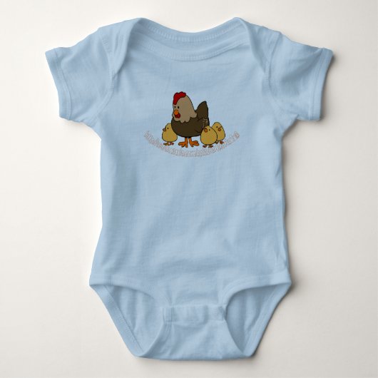 "Chicken Feathers" Romper (Voorkant)