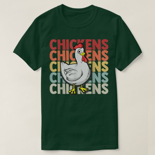 Chicken Flock Egg Hen Farmer Grower Backyard 115 T-shirt (Design voorkant)