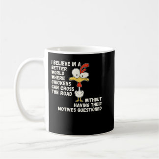 Chicken Funny Quote Chicken Outfit for Kids Women Koffiemok