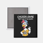Chicken Game Humorous Family Tee - Uni-adults &amp Magneet (Voorkant / Achterkant)