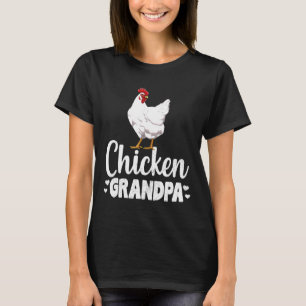 Chicken Grandpa Funny Country Boerderij Animal Gif T-shirt