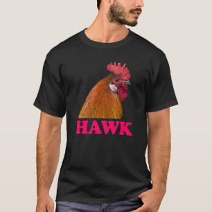 Chicken Hawk Confusie Prank Meme Volwassenmens T-shirt