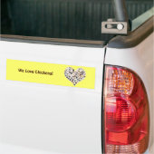 Chicken Heart Bumpersticker (Op Truck)