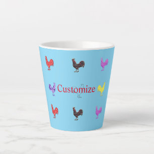 Chicken Hens Thunder_Cove Latte Mok