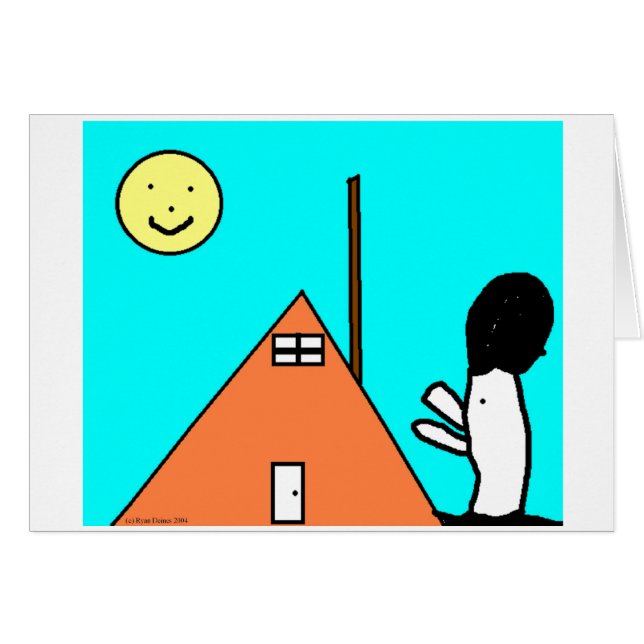 Chicken House-kaart (Voorkant Horizontaal)