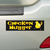 Chicken Hugger Bumpersticker (Op auto)
