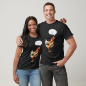 Chicken Humor Funny Caption Quirky Boerderij Anima T-shirt (Unisex)