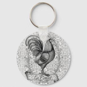  Chicken Illustration Sleutelhanger