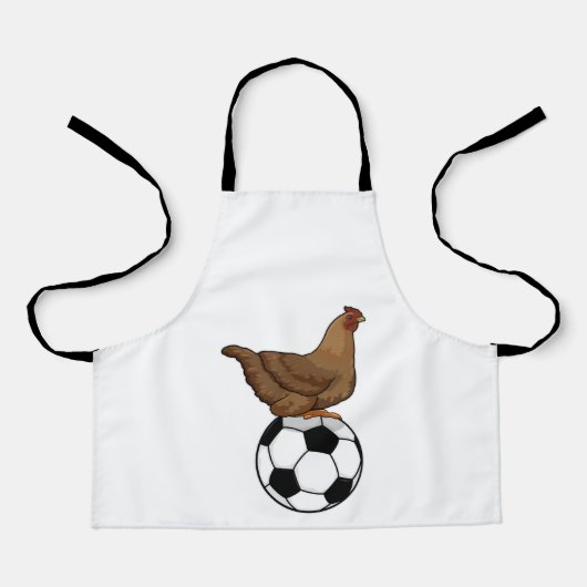 Chicken in Soccer Sports Schort (Voorkant)