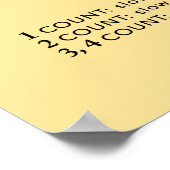 CHICKEN JIVE DANCE STEP DIAGRAM door Sandra Boynto Poster (Hoek)