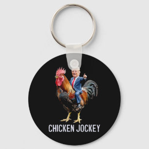 Chicken Jockey Trump Funny Meme 1 Sleutelhanger