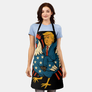 Chicken Jockey Trump Funny Meme Schort
