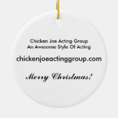 Chicken Joe Ornament (Achterkant)