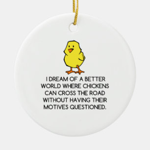 CHICKEN KERAMISCH ORNAMENT