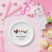 Chicken Kids Verjaardagsfeestje Papieren Bordje (Feest)