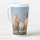 Chicken koffiekopje latte mok (Linkerhoek)