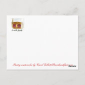 Chicken Little bezoeken Parijs Briefkaart (Achterkant)