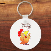 Chicken Little Cartoon: Cartoon Chicken Fun Sleutelhanger (Voorkant)