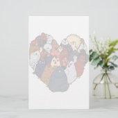 Chicken Love Briefpapier (Staand voorkant)