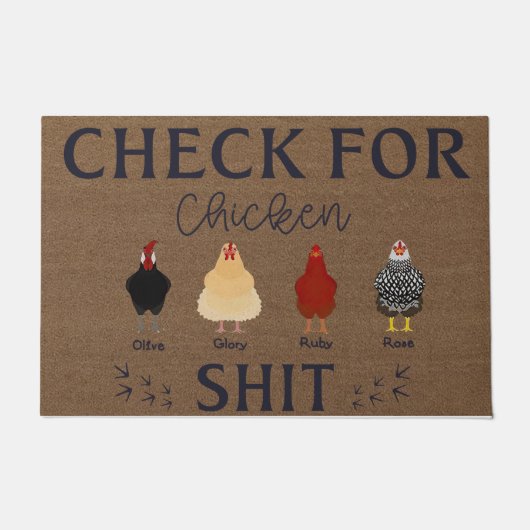 Chicken Lover Doormat | Farmhouse Mat (Voorkant)