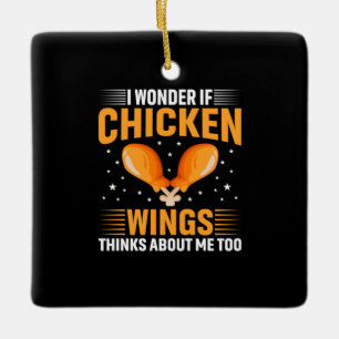 Chicken Lover Kippen Wing Keramisch Ornament