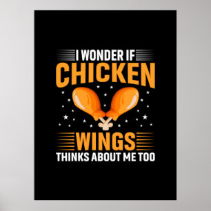 Chicken Lover Kippen Wing Poster