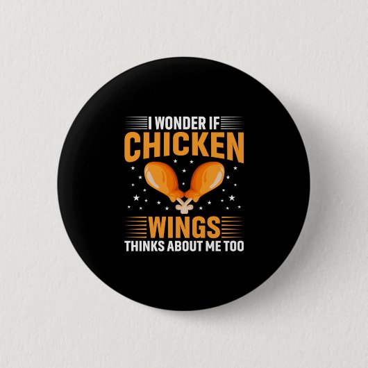 Chicken Lover | Kippen Wing Ronde Button 5,7 Cm (Voorkant)