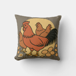Chicken Lover Throw Pillow Kussen