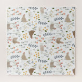 Chicken Lovers Boerderij Dier Bloemen Legpuzzel (Horizontaal)