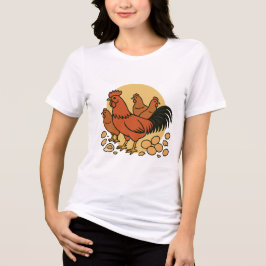 Chicken Lovers Women's Tee Tri-Blend Shirt