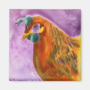 Chicken Magnet - "Henny Penny" Magneet
