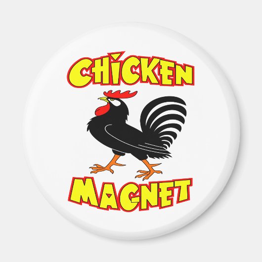Chicken Magnet Rooster Magneet (Voorkant)