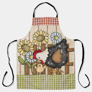 Chicken Mama Apron Schort