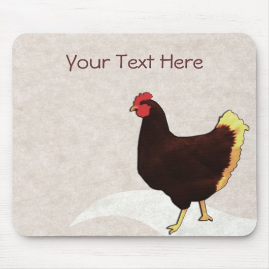 Chicken Mousepad Muismat (Voorkant)