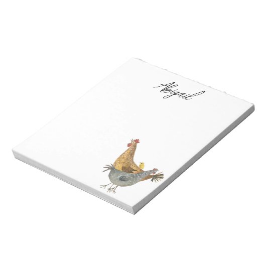 Chicken NotePad Notitieblok (Gedraaid)
