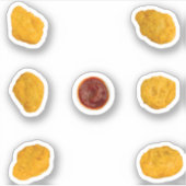 Chicken Nugget 6 Pack met Ketchup Sticker (Voorkant)