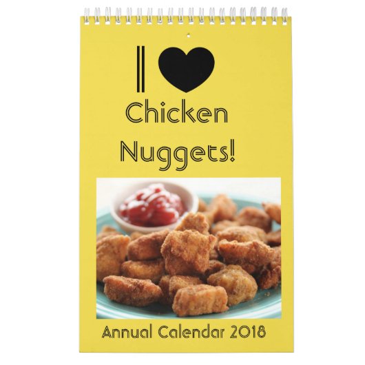Chicken Nugget Calendar 2018 Kalender (Hoes)