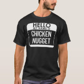 Chicken Nugget Costume Funny Easy Last Minute Hall T-shirt (Voorkant)