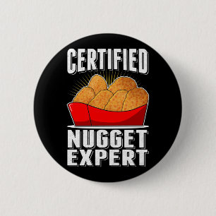Chicken Nugget Expert Nug Life Ronde Button 5,7 Cm