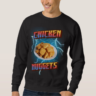 Chicken Nuggets Funny Heavy Metal, Rap Bootleg Sty Trui
