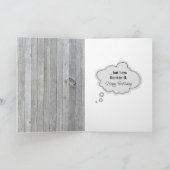 Chicken On Barn Wood voor 49e verjaardag Kaart (Binnen)