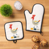 Chicken Ovenwant & Pannenlap Set (Top down)