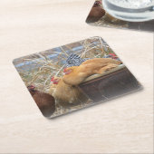 Chicken Party Onderzetter (Schuin)