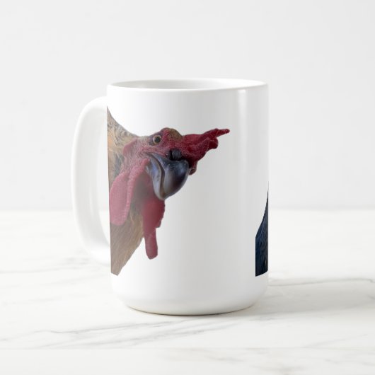 Chicken Portrait Mug (Devant gauche)
