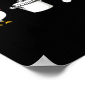 Chicken Pot Pi 3.14 Funny Pi Day Wiskunde Teacher  Poster (Hoek)