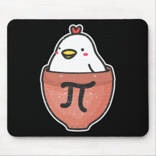 Chicken Pot Pi Day Funny Wiskunde leraar wiskunde Muismat