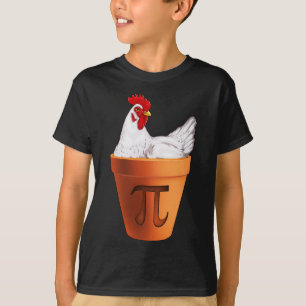 Chicken Pot Pi Day Gift Mannen Vrouwen Kinder Wisk T-shirt