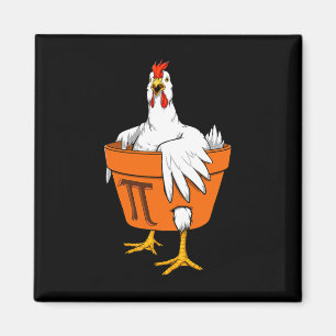 Chicken Pot Pi Day T Shirt Cadeau Mannen Vrouwen K Magneet
