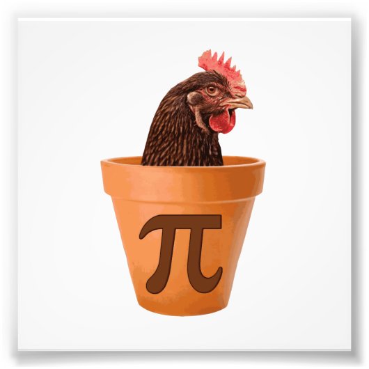 Chicken Pot Pi (en dat kan me niets schelen) Foto Afdruk (Voorkant)